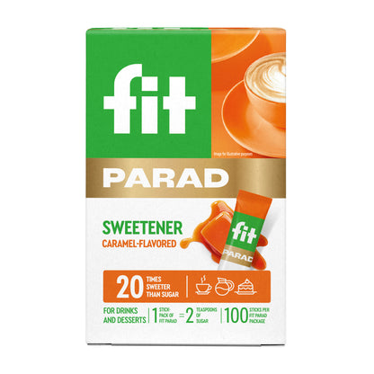 FIT PARAD Caramel 50g, box 100 sticks