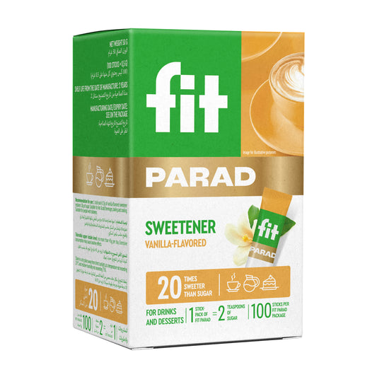FIT PARAD Vanila 50g, box 100 sticks